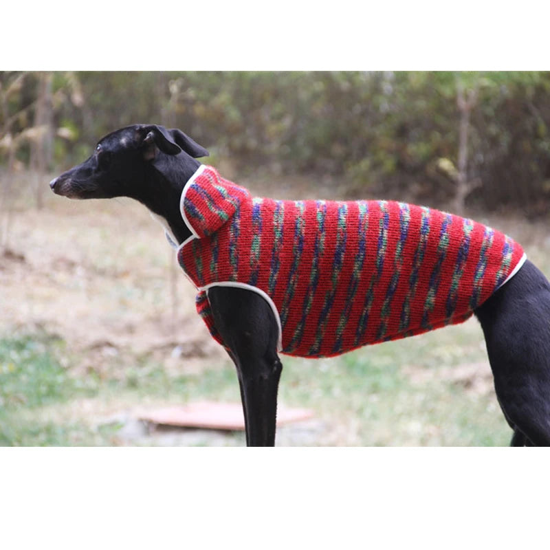 Warm Pet Dog Sweater Winter Soft Fleece Pet Jackets for Whippet Greyhound Suit Sports Dog Clothes