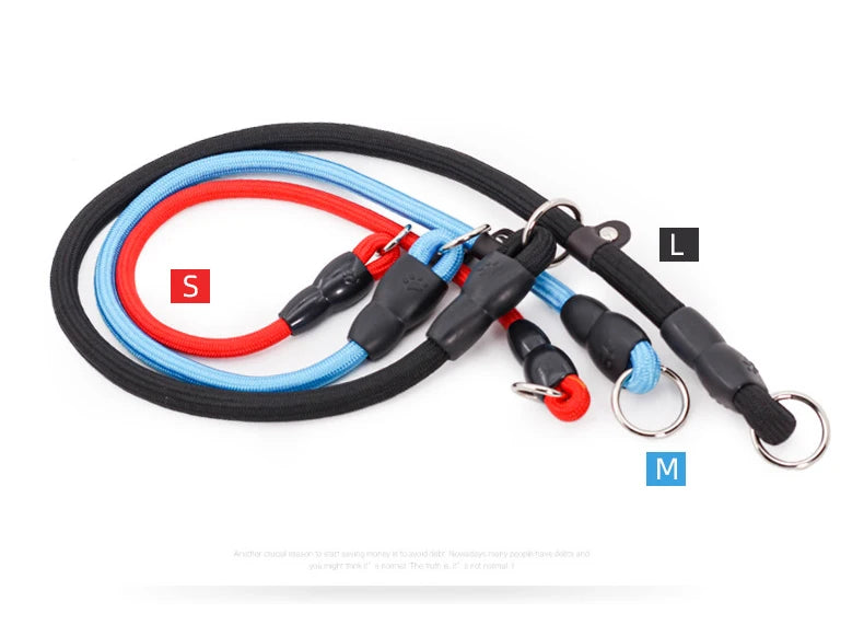 Pet P Chain Nylon Collar Dog Training Accessories Teddy Small Corgi Border Collie Medium Golden Retriever Large Dog Use Durable