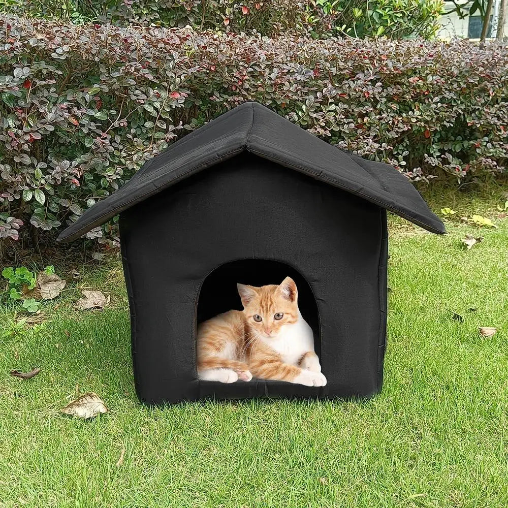 Waterproof Oxford Cloth Pet Shelter, Warm Dog House, Outdoor Dirt Resistant, Soft Pet Accessories, Puppy House