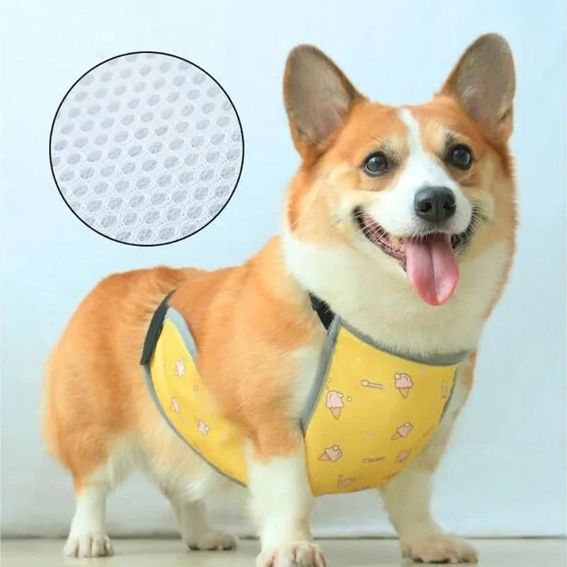Corgi Special Apron Waterproof Anti-dirty Dog Summer Stomach Protection Anti-cold Small Dog Clothes Corgi Clothe Pet Clothes