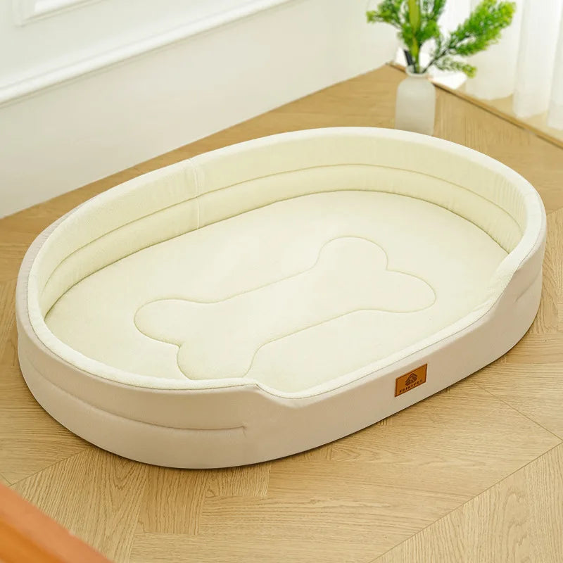 Dog Pet Beds Square Dog Bed For Large Dogs Dog Sofa Beds Waterproof Customized Pet Bed Inner Pad Washable Puppy Kennel Accessory