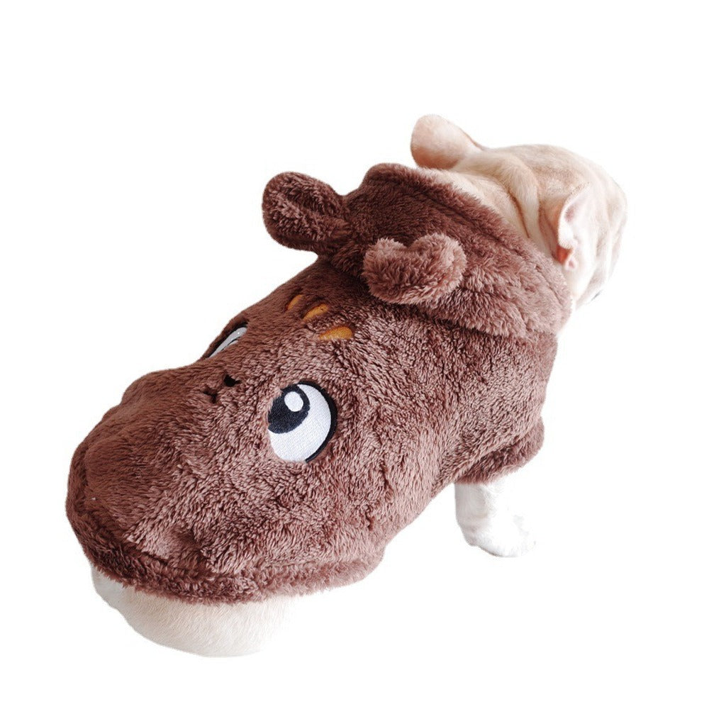 Winter Pet Dog Clothes Dogs Coat Jacket Cotton Ropa Perro French Bulldog Clothing Cute Dog Hoodie For Dogs Pets Clothing Pug