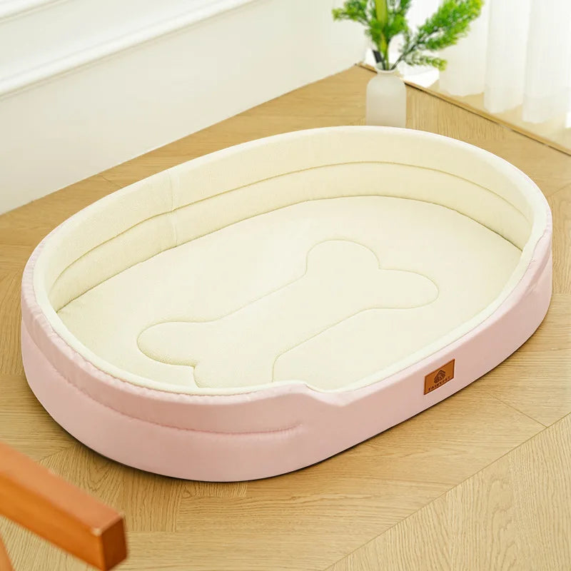 Dog Pet Beds Square Dog Bed For Large Dogs Dog Sofa Beds Waterproof Customized Pet Bed Inner Pad Washable Puppy Kennel Accessory