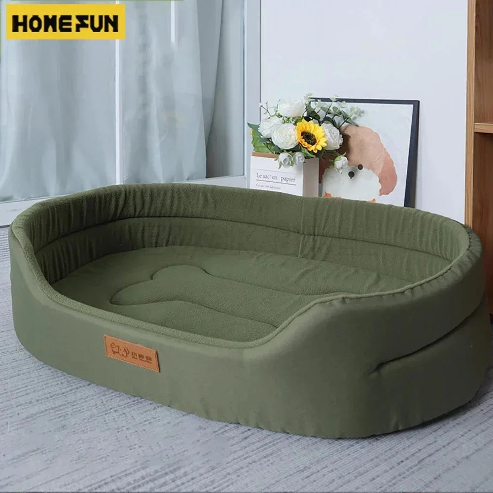 Dog Pet Beds Square Dog Bed For Large Dogs Dog Sofa Beds Waterproof Customized Pet Bed Inner Pad Washable Puppy Kennel Accessory